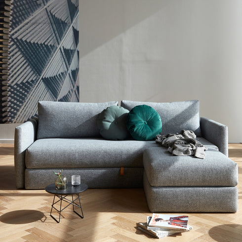 Tripi Sofa Bed with Armrests / 227x108cm